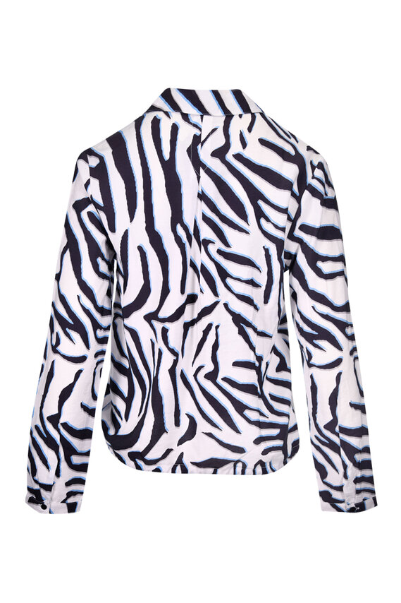 Zebra-Bluse