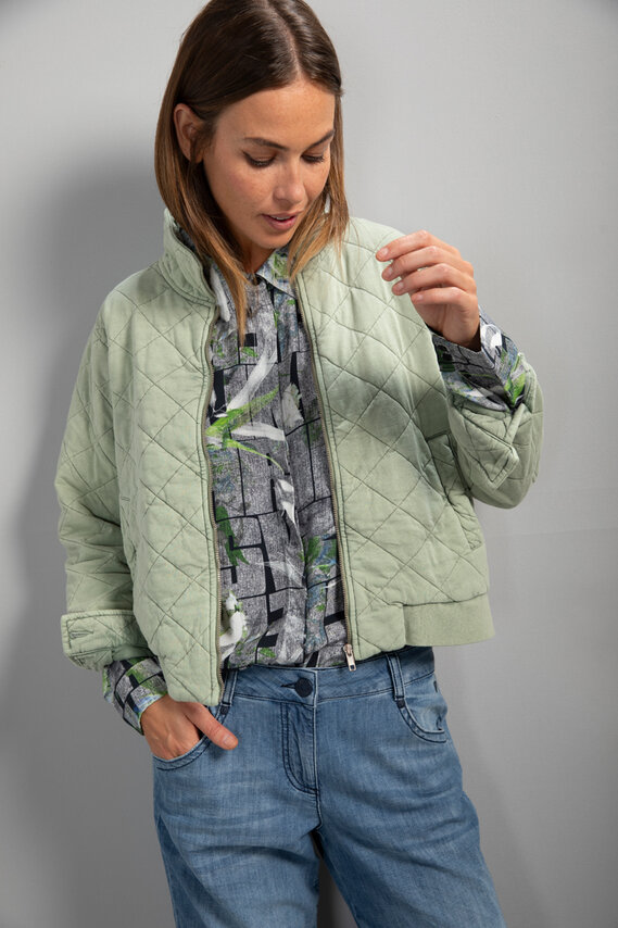 Jersey-Steppjacke